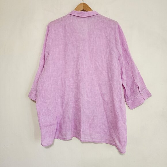 J Jill Love Linen Tunic Top - Picture 11 of 13